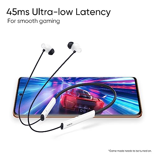 realme Buds Wireless 3 in-Ear Bluetooth Headphones,30dB ANC, Spatial Audio,13.6mm Dynamic Bass Driver,Upto 40 Hours Playback, Fast Charging, 45ms Low Latency for Gaming,Dual Device Connection (Black)
