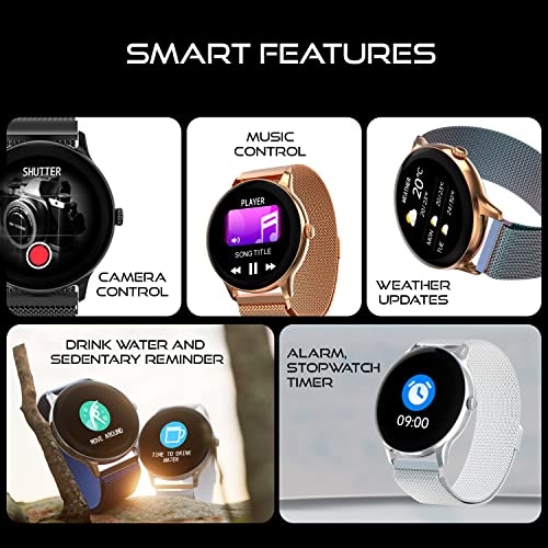 Fire-Boltt Phoenix Ultra Luxury Stainless Steel, Bluetooth Calling Smartwatch, AI Voice Assistant, Metal Body with 120+ Sports Modes, SpO2, Heart Rate Monitoring (Multicolor)