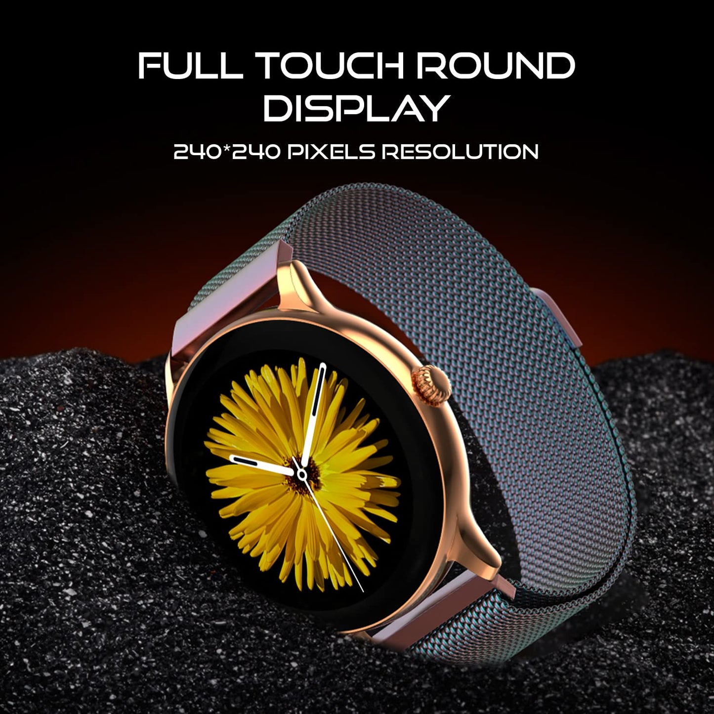 Fire-Boltt Phoenix Ultra Luxury Stainless Steel, Bluetooth Calling Smartwatch, AI Voice Assistant, Metal Body with 120+ Sports Modes, SpO2, Heart Rate Monitoring (Multicolor)