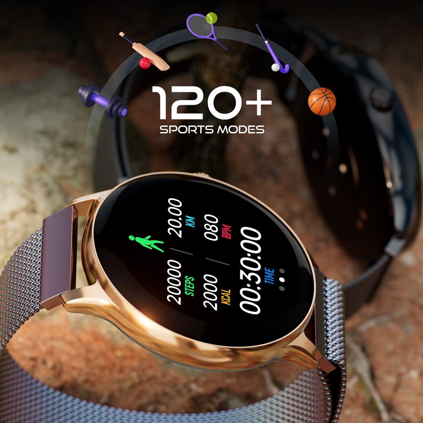 Fire-Boltt Phoenix Ultra Luxury Stainless Steel, Bluetooth Calling Smartwatch, AI Voice Assistant, Metal Body with 120+ Sports Modes, SpO2, Heart Rate Monitoring (Multicolor)