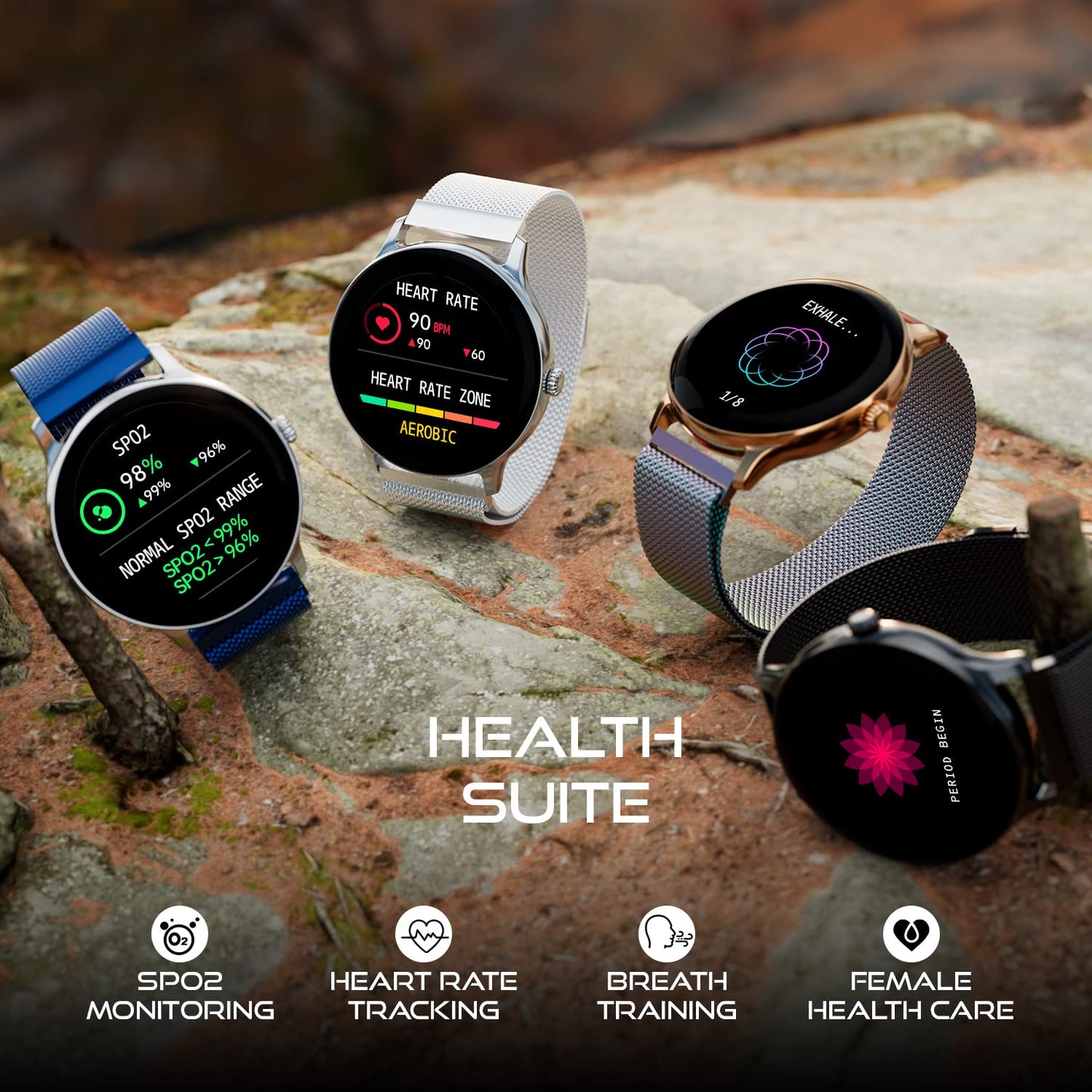 Fire-Boltt Phoenix Ultra Luxury Stainless Steel, Bluetooth Calling Smartwatch, AI Voice Assistant, Metal Body with 120+ Sports Modes, SpO2, Heart Rate Monitoring (Multicolor)