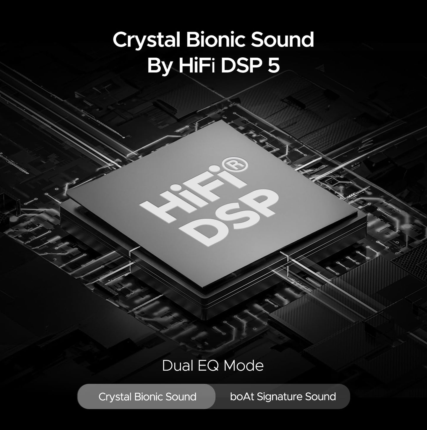 boAt Nirvana Ion Truly Wireless in Ear Ear Buds w/ 120 HRS Playback(24hrs/Charge), Crystal Bionic Sound w/Dual EQ Modes, Quad Mics ENx™ Technology, in Ear Detection(Charcoal Black)