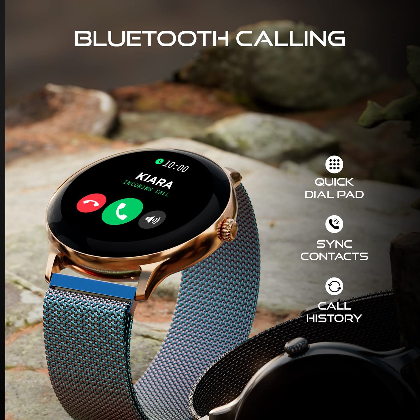 Fire-Boltt Phoenix Ultra Luxury Stainless Steel, Bluetooth Calling Smartwatch, AI Voice Assistant, Metal Body with 120+ Sports Modes, SpO2, Heart Rate Monitoring (Multicolor)