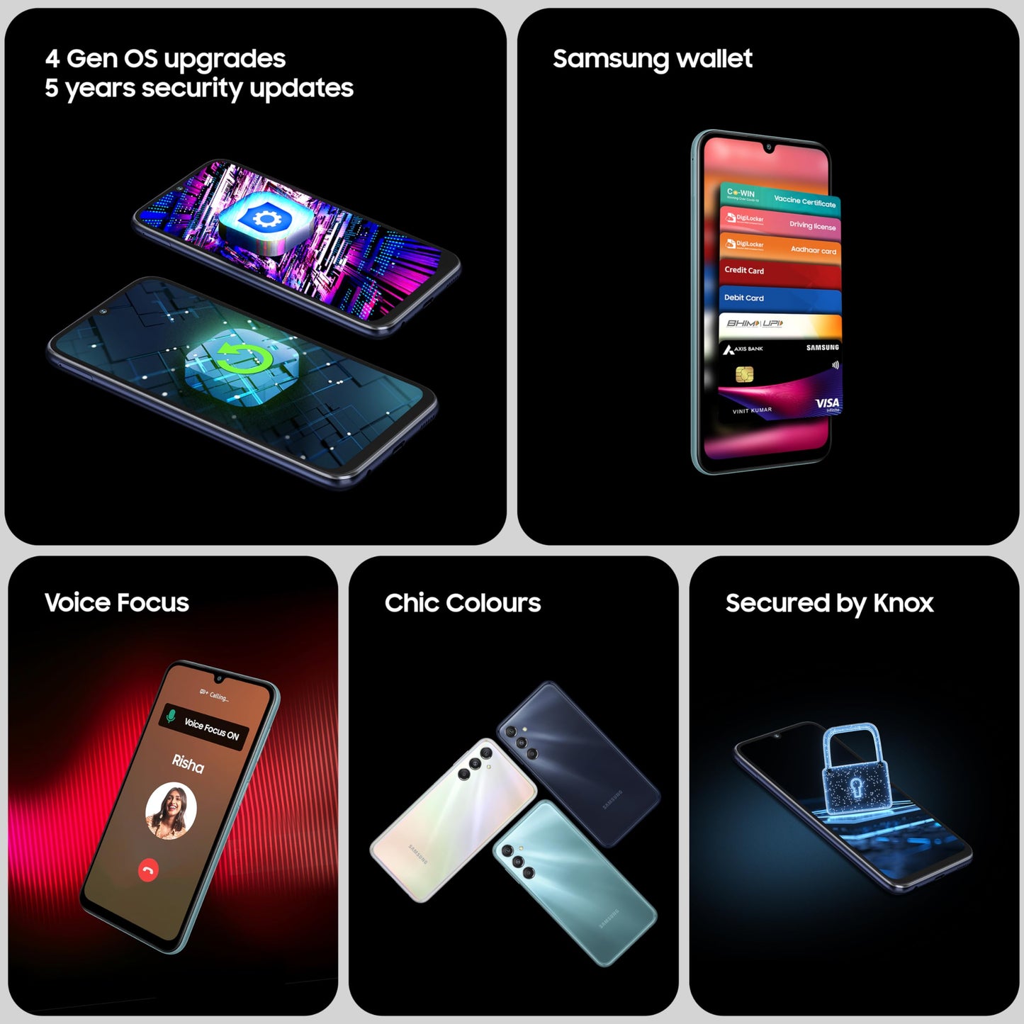 Samsung Galaxy M34 5G (Prism Silver,6GB,128GB)|120Hz sAMOLED Display|50MP Triple No Shake Cam|6000 mAh Battery|4 Gen OS Upgrade & 5 Year Security Update|12GB RAM with RAM+|Android 13|Without Charger
