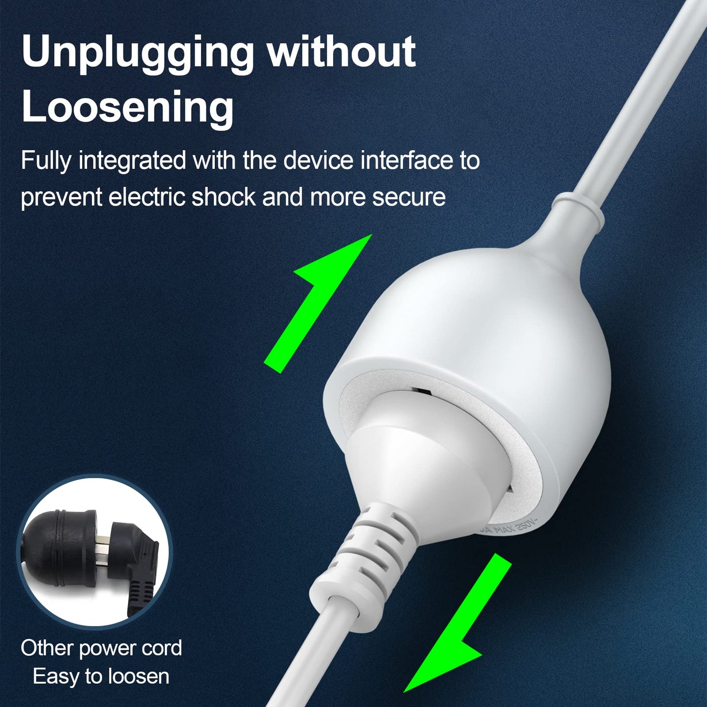 Hoteon 5M Heavy Duty Extension Cord (2500W, Single Outlet) Vortex