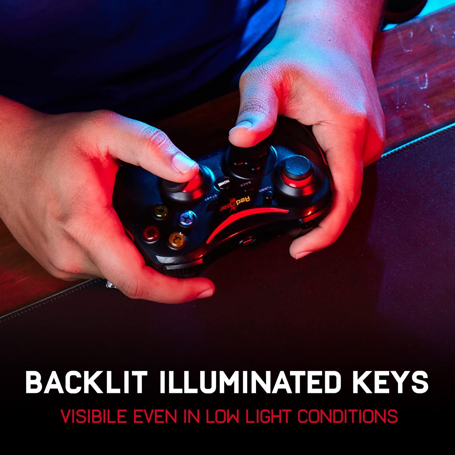 Redgear Pro Wireless Gamepad (2.4GHz, Vibration, Illuminated) Vortex