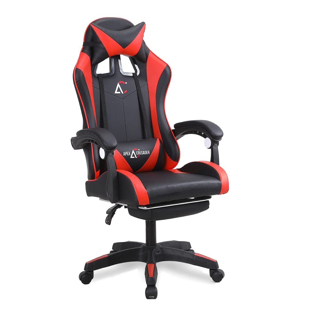 Savya Home Snipe Adjustable Gaming Chair (Red) Vortex