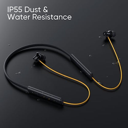 realme Buds Wireless 3 in-Ear Bluetooth Headphones,30dB ANC, Spatial Audio,13.6mm Dynamic Bass Driver,Upto 40 Hours Playback, Fast Charging, 45ms Low Latency for Gaming,Dual Device Connection (Black)