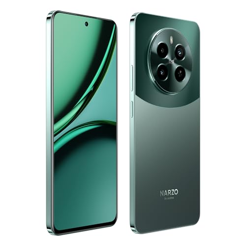 realme NARZO 70 Pro 5G (Glass Green, 8GB RAM,256GB Storage) Dimensity 7050 5G Chipset | Horizon Glass Design | Segment 1st Flagship Sony IMX890 OIS Camera