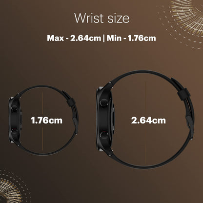 Noise Twist Round dial Smart Watch with Bluetooth Calling, 1.38" TFT Display, up-to 7 Days Battery, 100+ Watch Faces, IP68, Heart Rate Monitor, Sleep Tracking (Jet Black)