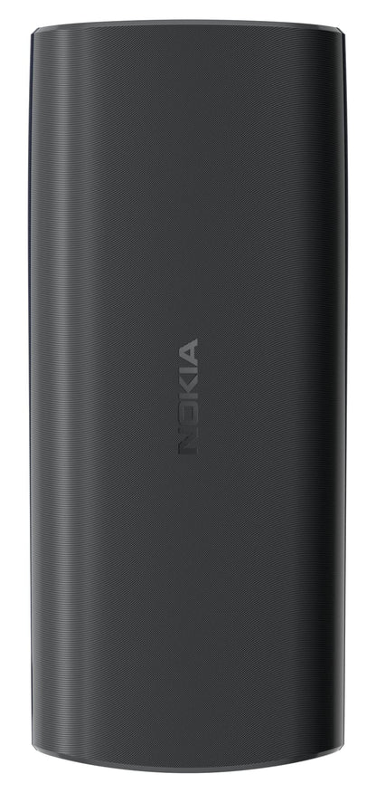 Nokia All-new 105 Single Sim Keypad Phone with Built-in UPI Payments, Long-Lasting Battery, Wireless FM Radio | Charcoal
