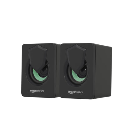 AmazonBasics Stereo Gaming Speaker for PC/Laptop Vortex