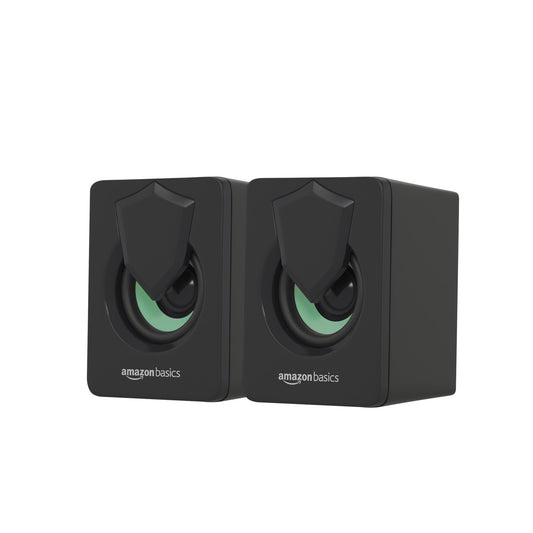 AmazonBasics Stereo Gaming Speaker for PC/Laptop Vortex