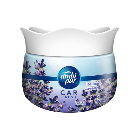 Ambi Pur Car Freshener Gel, Relaxing Lavender, 75 g Vortex