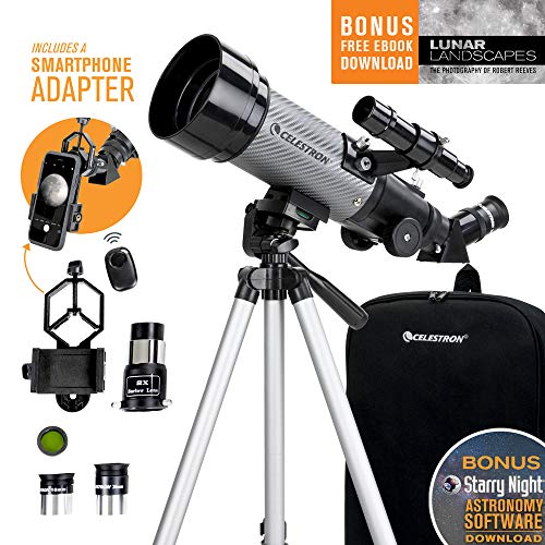 Celestron Travel Scope DX: 70mm Refractor Telescope (Phone Adapter) Vortex