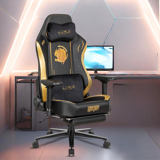 Dr Luxur Fantasy: Ergonomic Gaming Chair Neck/Lumbar Support Vortex
