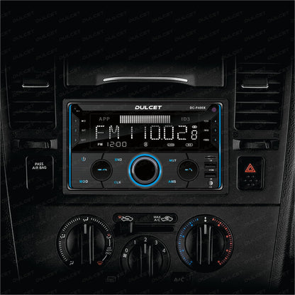 Dulcet DC-F400X: Double Din MP3 Stereo Dual USB Vortex