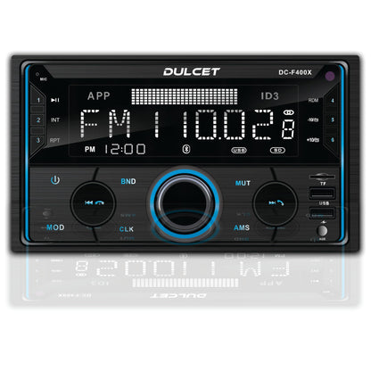 Dulcet DC-F400X: Double Din MP3 Stereo Dual USB Vortex