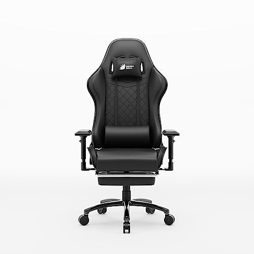 Green Soul Ghost Gaming Chair (PU Leather, 4D Armrest, Footrest) Vortex