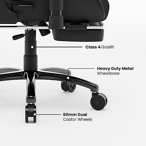 Green Soul Ghost Gaming Chair (PU Leather, 4D Armrest, Footrest) Vortex