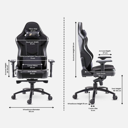 Green Soul Monster T: Gaming Chair (Multi-Function, 4D Armrests) Vortex