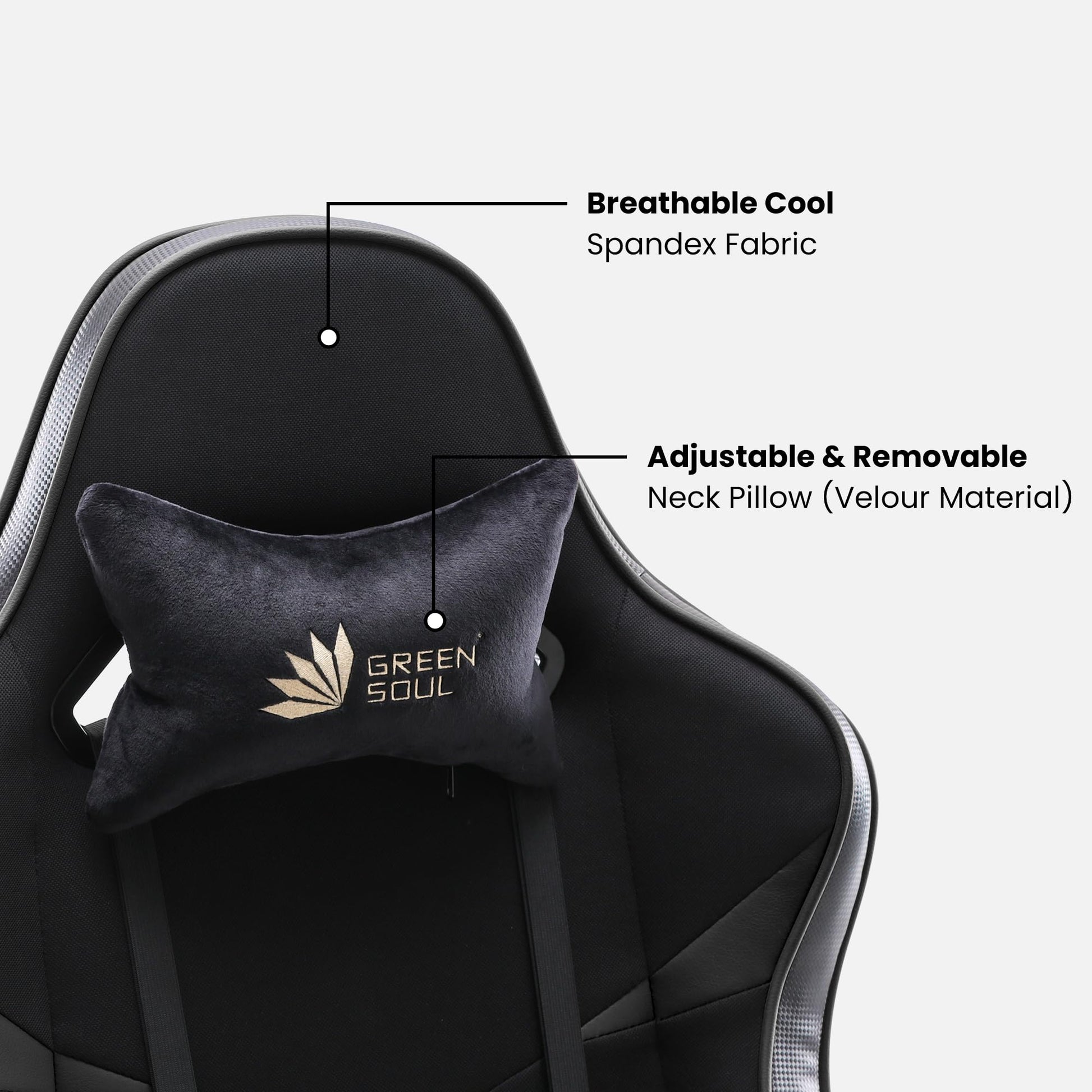 Green Soul Monster T: Gaming Chair (Multi-Function, 4D Armrests) Vortex