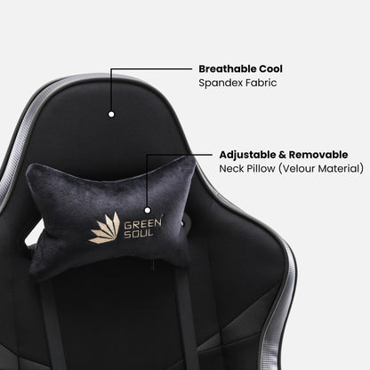 Green Soul Monster T: Gaming Chair (Multi-Function, 4D Armrests) Vortex