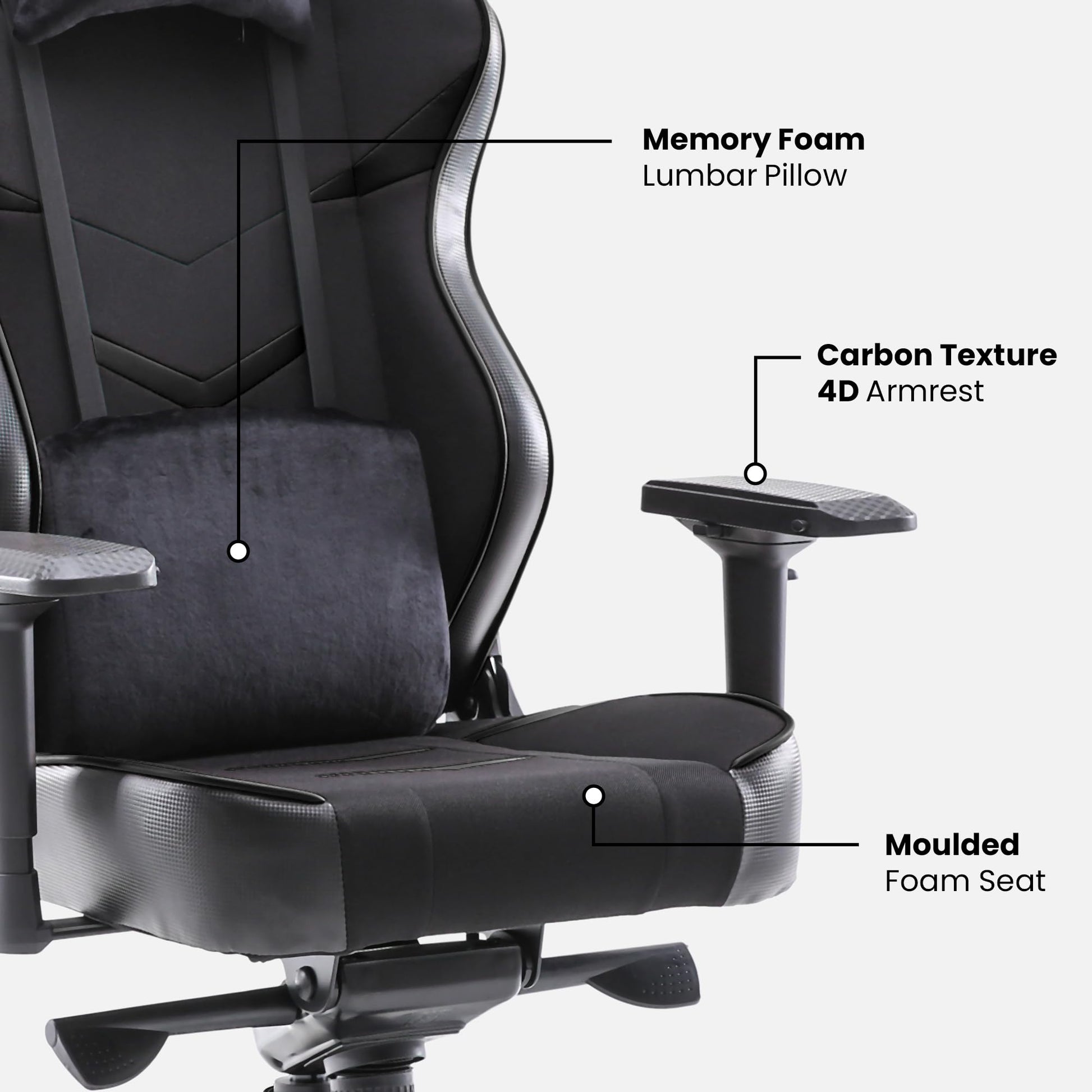 Green Soul Monster T: Gaming Chair (Multi-Function, 4D Armrests) Vortex