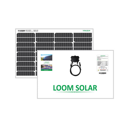 LOOM SOLAR Panel 55 WATT/12 V Mono PERC Vortex