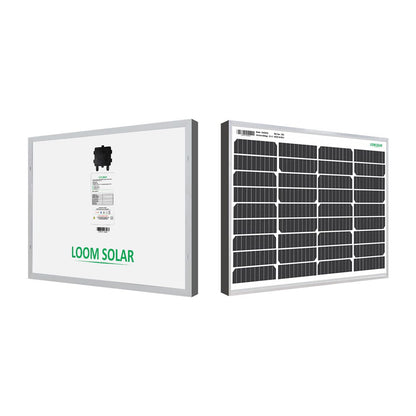 LOOM SOLAR Panel 55 WATT/12 V Mono PERC Vortex