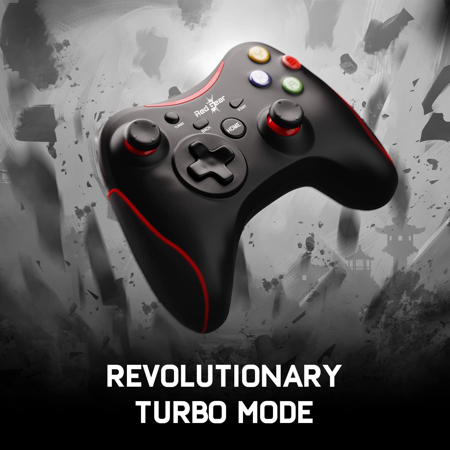 Redgear Pro Wireless Gamepad (2.4GHz, Vibration, Illuminated) Vortex