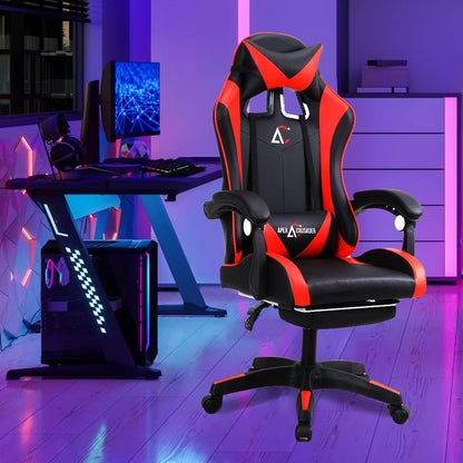 Savya Home Snipe Adjustable Gaming Chair (Red) Vortex