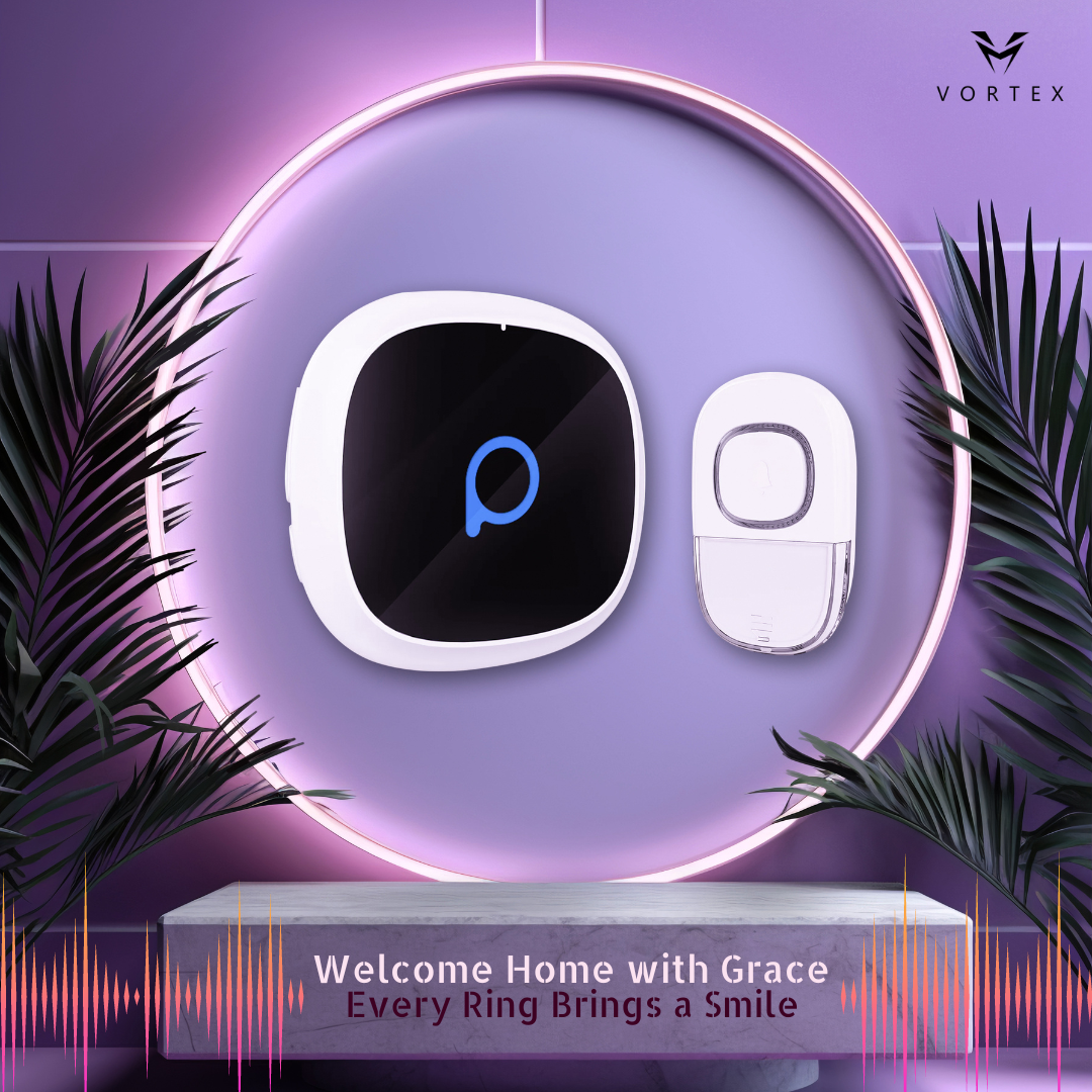 Costar Pebble 530: Wireless Doorbell 1000ft, 32 Chimes