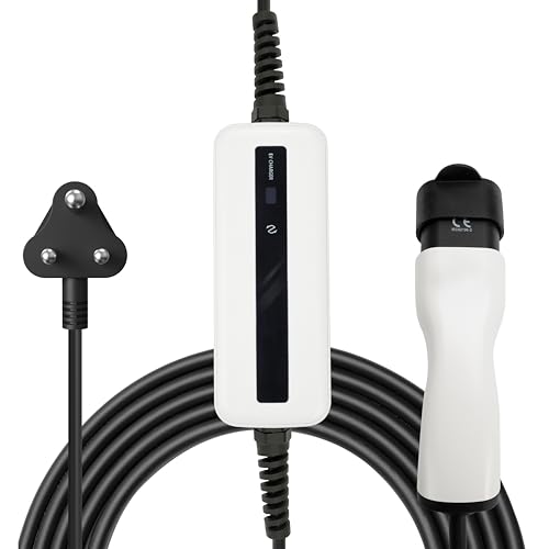 Zevpoint Portable EV Charger/ Ropeset for Cars 3.6kW Model Flex One (Type 2, 5m Cable, 16A Single Phase, LED Indicator, Switchable Current) Vortex